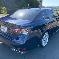 レクサスGS GS350 V6 GRL10 車高調　19インチアルミの画像