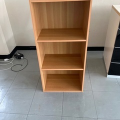 3段カラーボックスの画像