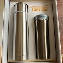 真空ステンレス魔法瓶と真空ステンレスマグボトル　セットで！