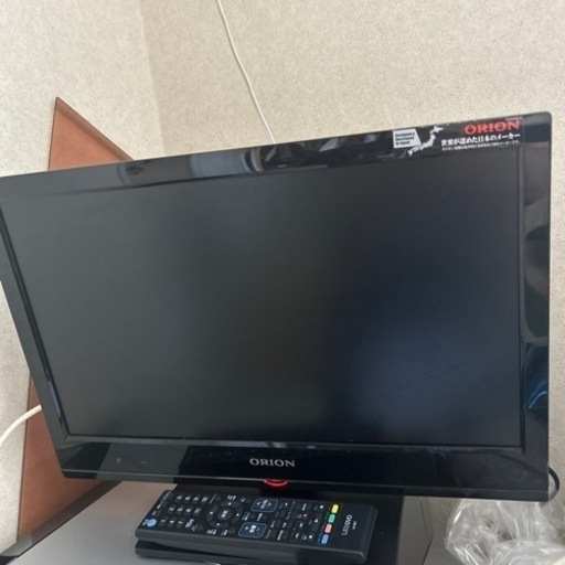 値下げ美品DVD搭載　オリオン19型テレビ