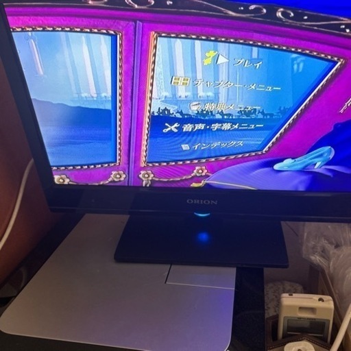 値下げ美品DVD搭載 オリオン19型テレビ