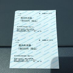 トマム 館内利用券 1000円分