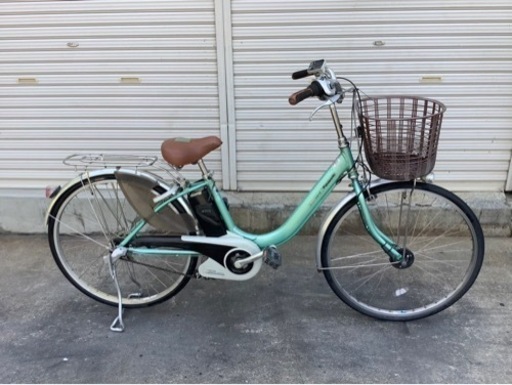 395  パナソニック新機種電動アシスト自転車vivi rightU26インチ水色アルミ