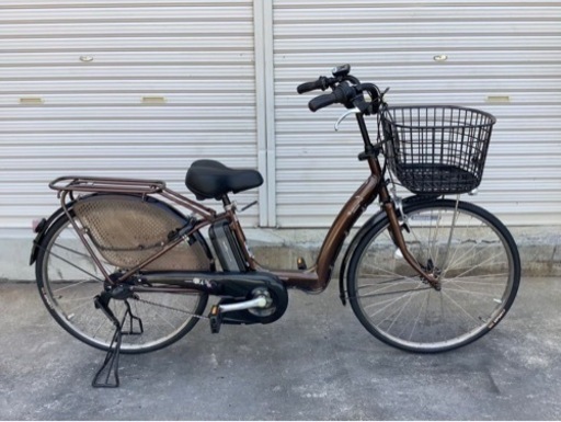 392  ブリヂストン新機種電動アシスト自転車アシスタ26インチブラウンアルミボディー