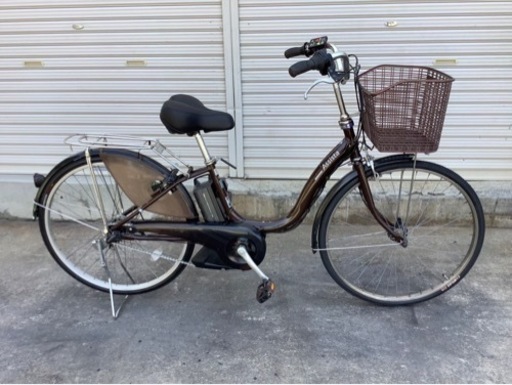 397  ブリヂストン新機種電動アシスト自転車アシスタ26インチブラウンアルミボディー