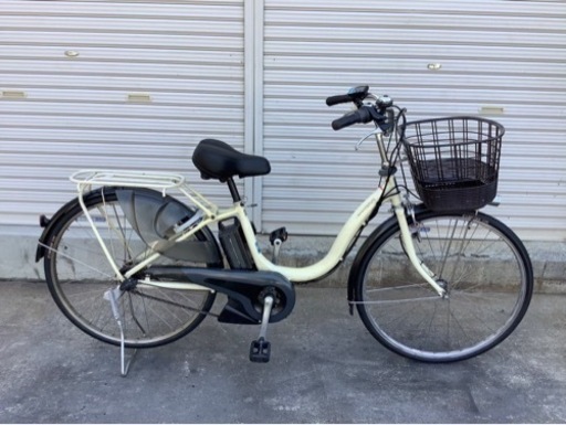 398  ヤマハ最新機種電動アシスト自転車pasnatura26インチアイボリーアルミ