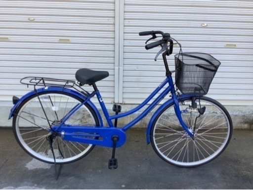 403  ママチャリメーカー不明26インチ　ブルーボディー