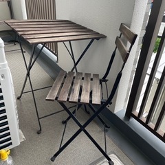 アウトドア　
テーブル&チェア　IKEA
