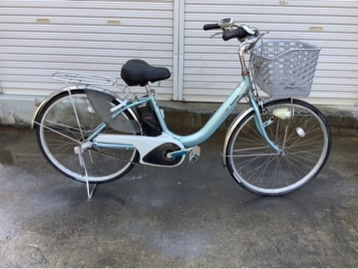 406 パナソニック新機種電動アシスト自転車viviNX26インチブルーアルミボディー