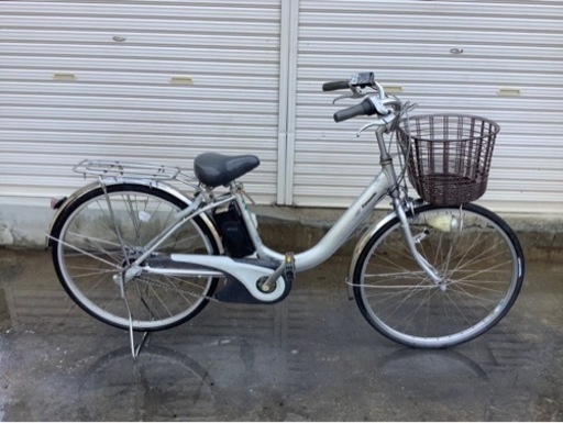 407  パナソニック新機種電動アシスト自転車viviALFIT26インチシルバーアルミ