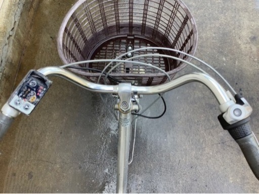 407  パナソニック新機種電動アシスト自転車viviALFIT26インチシルバーアルミ