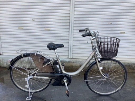 409   ヤマハ新機種電動アシスト自転車pas26インチシルバーアルミボディー