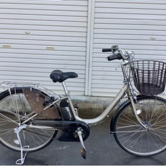 409   ヤマハ新機種電動アシスト自転車pas26インチシルバーアルミボディー