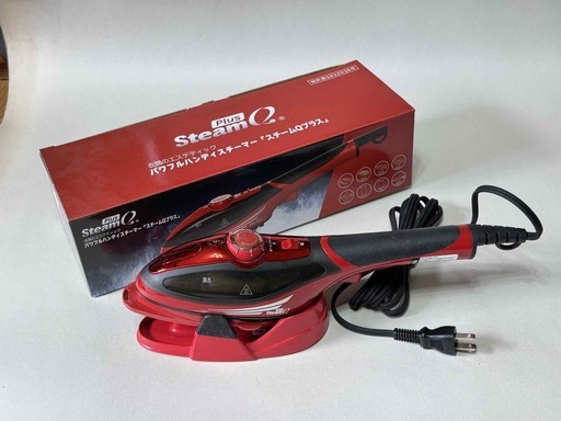 パワフルハンディスチーマー 「スチームQ プラス」 ルビーレッド