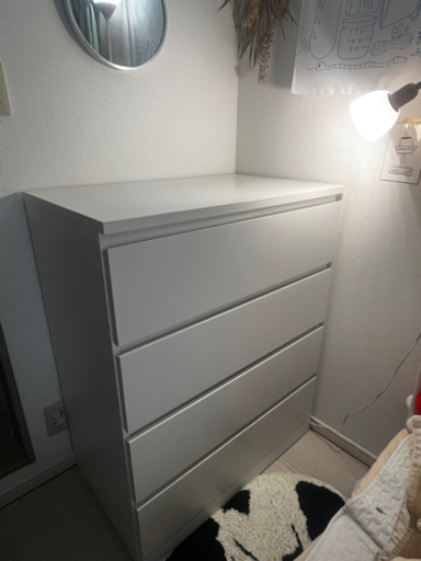 IKEA MALMマルム チェスト ホワイト