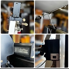 s0530603 MUTOH ムトウ ドラフター RLG-10 製図盤 製図 作業台 デザイン 測量 図面 図面台 設計図 通電未確認 中古品の画像
