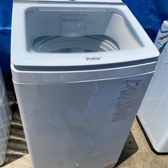 超お薦め品‼️分解洗浄済み‼️自動投入‼️ガラストップ AQUA洗濯機Prette8kg2021年