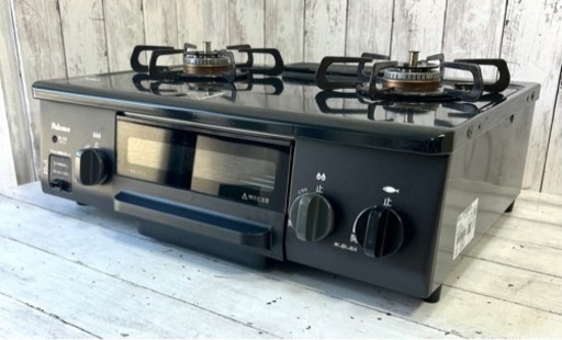 お引取り限定 17年製 パロマ LPガス用コンロ 2口ガステーブル IC-N36KB-L