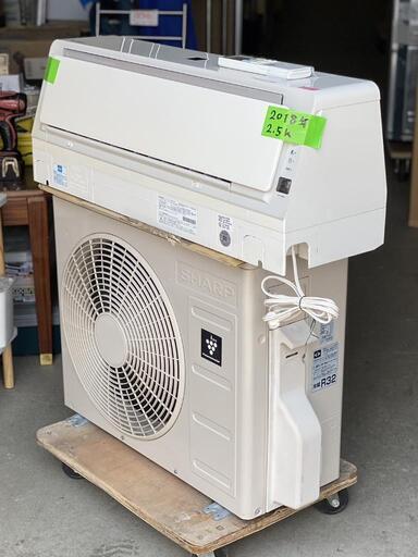 ☆早い者勝ち!!☆ SHARP ルームエアコン リモコン付き AY-H25H-W 2018年 家電 季節、空調家電 エアコン