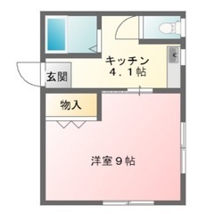 秋田市泉1Kアパート　初期費用2万円キャンペーン中 − 秋田県