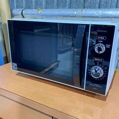 【TOSHIBA 東芝】電子レンジ ER-SM17 2020年 50/60Hz 一人暮らし 単身 シンプル操作 フラット庫内 単機能