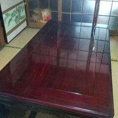 こたつ式長テーブル