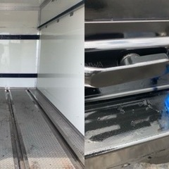 No.853 保冷バン 2ｔ 車 アルミ 箱 バイク 倉庫 トラック コンテナ 米 保管庫 物置 DIYの画像
