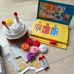 こどもちゃれんじおもちゃセットの画像