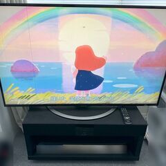 広島市引き取り限定　2017年製　シャープシャープ 55V型 液晶 テレビ AQUOS LC-55U45の画像