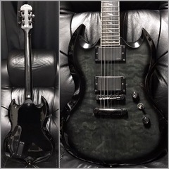 Epiphone エピフォン  SG Prophecy EMG アクティブ　ギターの画像