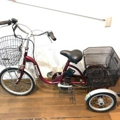 電動3輪自転車内装3段変速の画像