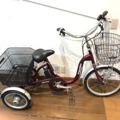 電動3輪自転車内装3段変速の画像