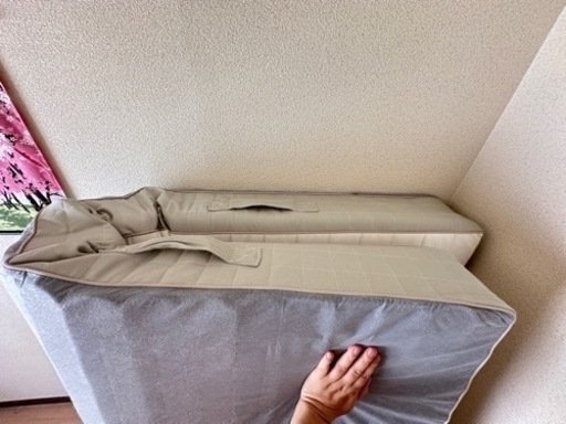 配送相談?　IKEA 160x200cm ダブルベッド+マットレスセット