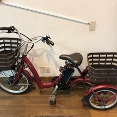 電動3輪自転車内装３段変速の画像