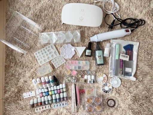 【売却済】レジン　ハンドメイドセット　2,5〜3万円相当