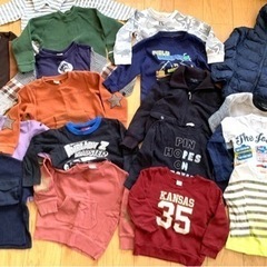 110センチ　61着　秋冬服　ミキハウスなど　セット　大量