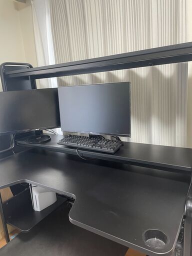 【直接取り引き希望】IKEA パソコンデスク フレッデ FREDDE フレッデ デスク, ブラック, 185x74x146 cm - IKEA