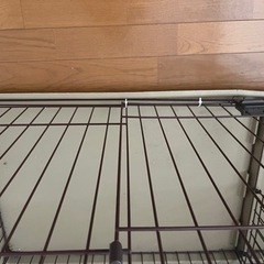 ペット用品　サークル　ケージ　屋根付き家具の画像