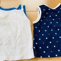 タンクトップ80センチ2枚セットの画像