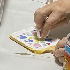 オリジナルデザインで作るミニトレー（タイルクラフト）の画像