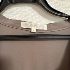 シャツワンピース モカブラウン Mサイズの画像