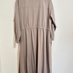 シャツワンピース モカブラウン Mサイズの画像