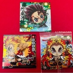 鬼滅の刃 ウエハースシール スーパーレア 竈門炭治郎 煉獄杏寿郎
