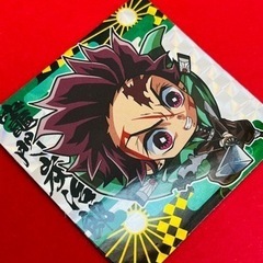 鬼滅の刃 ウエハースシール スーパーレア 竈門炭治郎 煉獄杏寿郎の画像