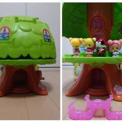 こえだちゃんと木のおうちの画像