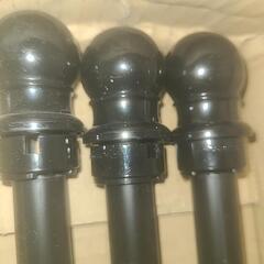 【取引確定】のぼり ポール 黒 ブラックポール 旗 3本 165センチ～305センチの画像