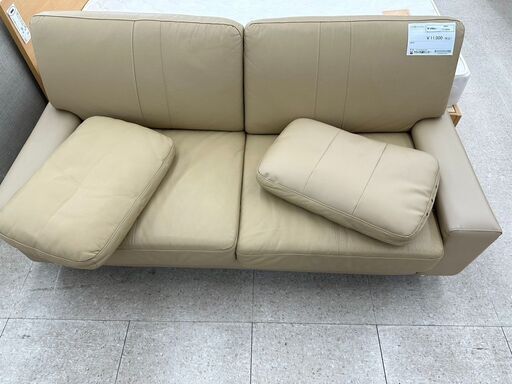 ★ジモティ割あり★  ソファー ベージュ H33×D76×W160 クリーニング済み TJ6229