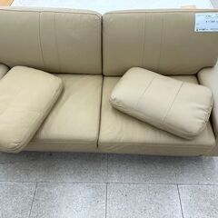 ★ジモティ割あり★  ソファー ベージュ H33×D76×W160 クリーニング済み TJ6229