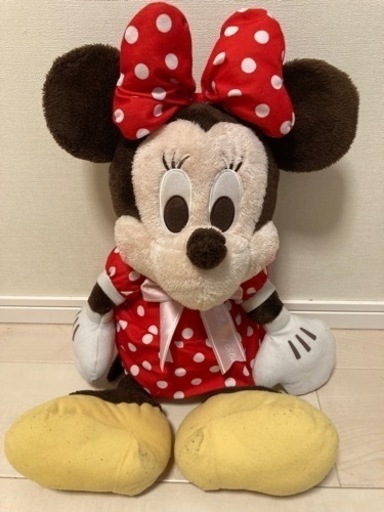 2406 ディズニー　ミニーマウス　ぬいぐるみ　Disney ミニーちゃん