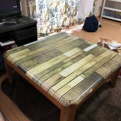 一人用コタツ付き座卓の画像